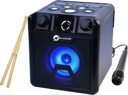 N-Gear Σύστημα Karaoke με Ενσύρματo Μικρόφωνo Drum Block 420 σε Μαύρο Χρώμα