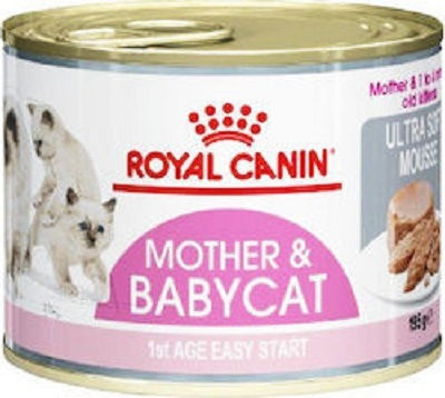 Royal Canin Mother & BabyCat Wet Food for Kittens in Can 12x195gr