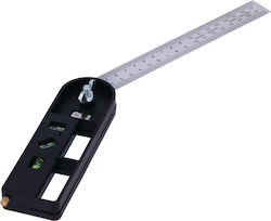 Suki Steel Angle Ruler with Spirit Level