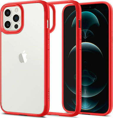 Spigen Ultra Hybrid Back Cover Συνθετική Κόκκινο (iPhone 12 / 12 Pro)