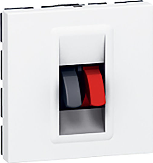 Legrand Mosaic Steckdose Redner 2 Elemente in Weiß Farbe 078751