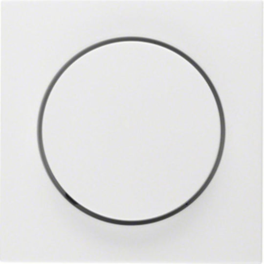 Hager S.1 Dimmer-Schalterplatte Leuchtend in Weiß Farbe 11378989