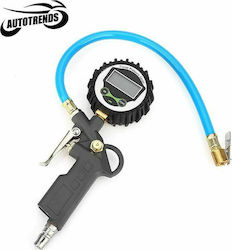 Digital Air Pressure Gauge with Tyre Inflator Pistol 12bar 00137