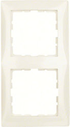 Hager S.1 Switch Frame 2 Positions Vertical Ins...