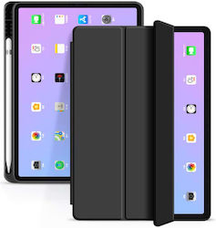Tech-Protect SC Pen Flip Cover Δερματίνης Μαύρο (iPad Air 2020/2022)