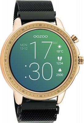 Oozoo Q00308 45mm Smartwatch with Heart Rate Monitor (Rose Gold)