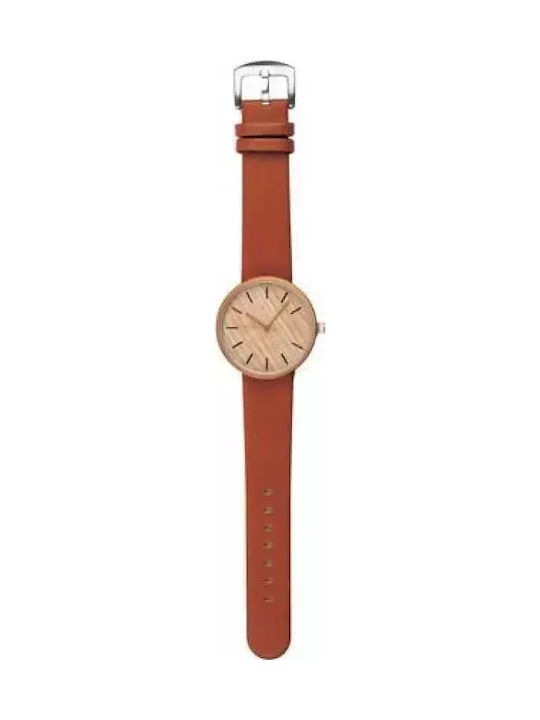 Luna Kids Analog Watch with Fabric Strap Brown