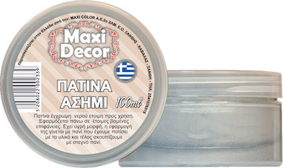 Maxi Decor Πατίνα Νερού Argintiu 100gr 100ml 1buc