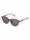 Sting Women's Sunglasses with Burgundy Acetate Frame and Gray Lenses SST087 0M09