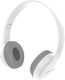 Esperanza Banjo Ασύρματα Bluetooth On Ear Ακουστικά με Ραδιόφωνο με 7 ώρες Λειτουργίας Λευκά
