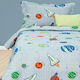 Borea Double Sided Baby Quilt Π-20 Διάστημα 110x140cm Gray 003501052034