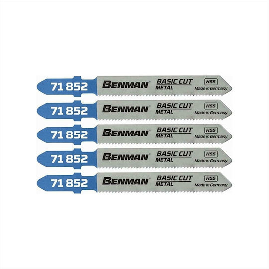 Benman T118A Blade 21TPI for Metal 75mm 5pcs