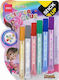 Deli Multicolour Glitter Glue 12ml Set 6pcs