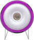 Energy Lamp Lantern Led Solar for Camping with Flashlight 10cm Purple