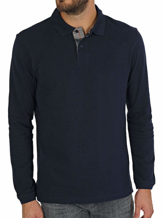 Barbour Polo Short Sleeve Blouse Navy