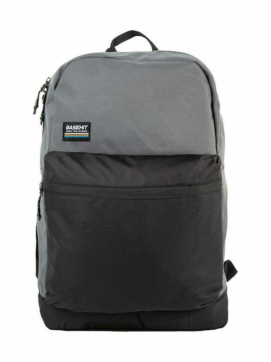 Basehit Backpack 19lt Grey Black