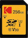 Kodak Ultra Performance SDXC 256GB Class 10 U3 V30 A1 UHS-I
