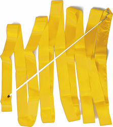 AMILA Rhythmic Gymnastics Ribbon 6m Yellow 6m