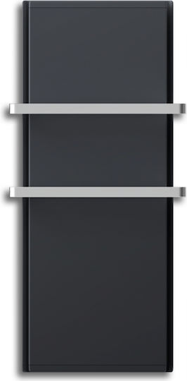 Radialight Radialight Elektrische Handtuchheizkörper mit Glasfront 750W 95x45cm Graue