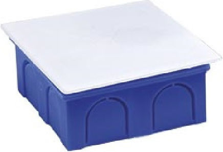 Kassinakis Flush Electrical Box Branching (75x75x32mm) in Blue Color