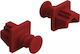 DeLock Κάλυμμα βυσμάτων Red 10 Pieces