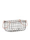 Metallic Decorative Basket Μπρονζέ 30x20x14εκ. Espiel