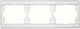 Hager Arsys Schalterrahmen 3-fach Horizontale M...