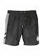 Karl Lagerfeld Men's Swimwear Shorts Black Striped