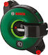Bosch Atino Liniar Nivelă Laser Fascicul Verde 1.5V cu Domeniu de Lucru 1.7m