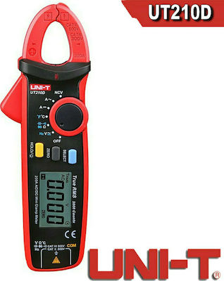 Uni-T Clamp Meter Digital 200A AC True RMS UT210D