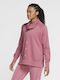 Dri-FIT Get Fit Long Women's Sweatshirt French Terry Pink