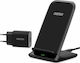 Choetech Încărcător Wireless (Qi Pad) 15W Negruς (T555-F)