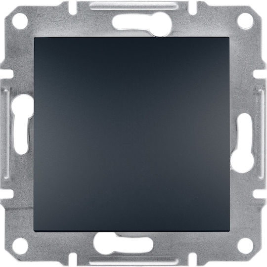 Schneider Electric Asfora Κάλυμμα Διακόπτη σε Μαύρο Χρώμα EPH5600171
