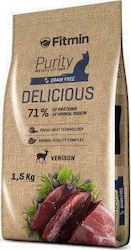 Fitmin Purity Delicious Dry Food for Adult Cats with Deer 1.5kg