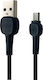 KLGO Regular USB 2.0 to micro USB Cable Μαύρο 1m (S7)