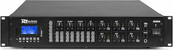 Power Dynamics Matrix Integrated Commercial Amplifier 6 Zone 60W/100V Equipped with USB/Bluetooth Black