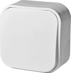 Legrand Forix Μπουτόν Κλιμακοστασίου 6A σε Λευκό Χρώμα 782405