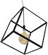 GloboStar Cube Hängende Deckenleuchte Federung Raster für Fassung E27 Schwarz