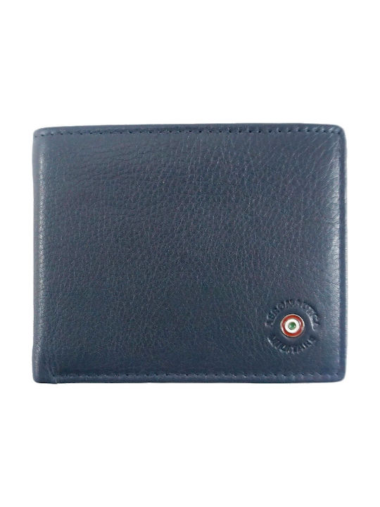 Aeronautica Militare AM-131 Men's Leather Wallet Blue