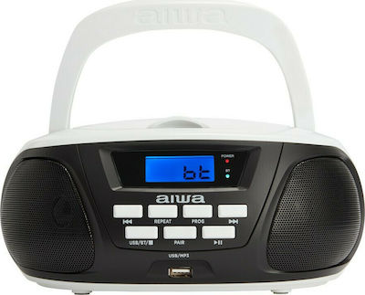 Aiwa Φορητό Ηχοσύστημα BBTU-300 mit Bluetooth / CD-Spieler / MP3-Spieler / USB / Radio in Schwarz Farbe