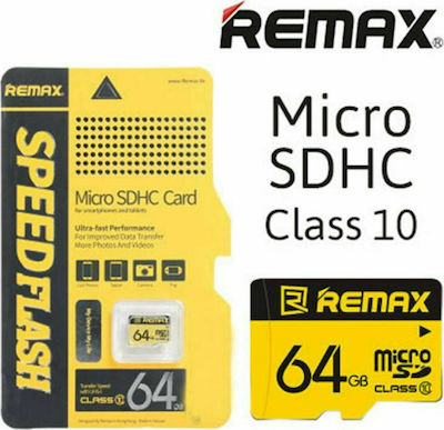 Remax Speed Flash microSDHC 64GB Klasse 10