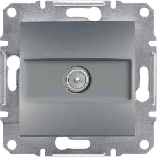 Schneider Electric Asfora TV Antenna Socket Aerial in Gray color EPH3200262