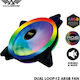 Armaggeddon Loop-12 ARGB Case Fan 120mm (1200rpm / 28.34cfm) με Σύνδεση 6-Pin