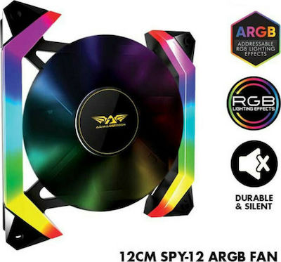 Armaggeddon TX SPY-2 ARGB Case Fan 120mm με Σύνδεση 6-Pin