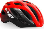 MET Idolo Road / Mountain Bicycle Helmet with LED Light Red