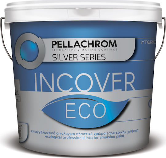 Pellachrom Incover Eco Plastik Farbe für Innenbereich Verwendung Weiß 3Es