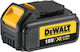 DEWALT Werkzeugbatterie Lithium 18V mit Kapazit...