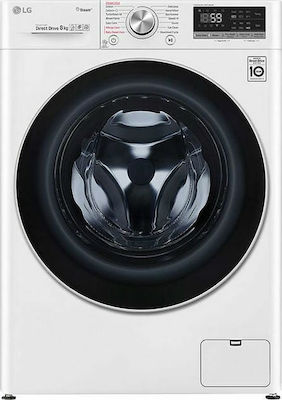 LG F4WV508S1E Πλυντήριο Ρούχων Inverter Direct Drive 8kg με Ατμό 1400 Στροφών