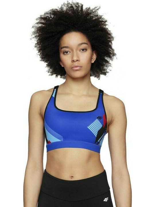 4F Women's Sports Bra without Padding Blue H4L20-STAD007-20A