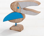 Christening Favor with Decorative Item Toucan made of Wood